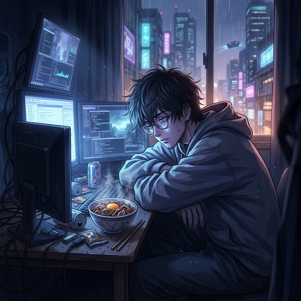 æ·±å€ã®éãŸãè¿ã£ãéšå±ã§éçœãå
ãPCã¢ãã¿ãŒã𿹝æ°ã®ç«ã€ç䞌ã«åãåãå°å¹Žã®å€ç¬
